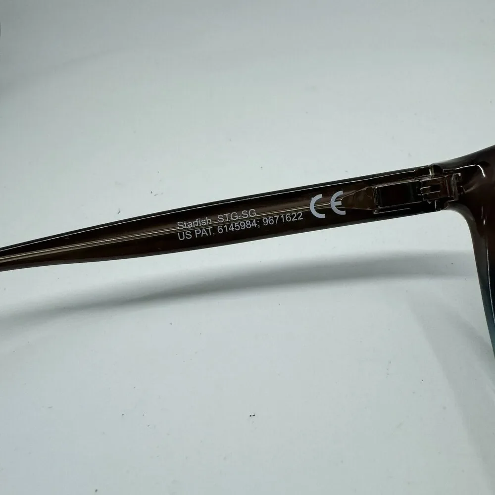 Maui Jim Italy Starfish MJ744-22B 56-16-140 Brown/Blue Sunglasses Frame‎ H11410